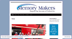 Desktop Screenshot of memorymakers.org